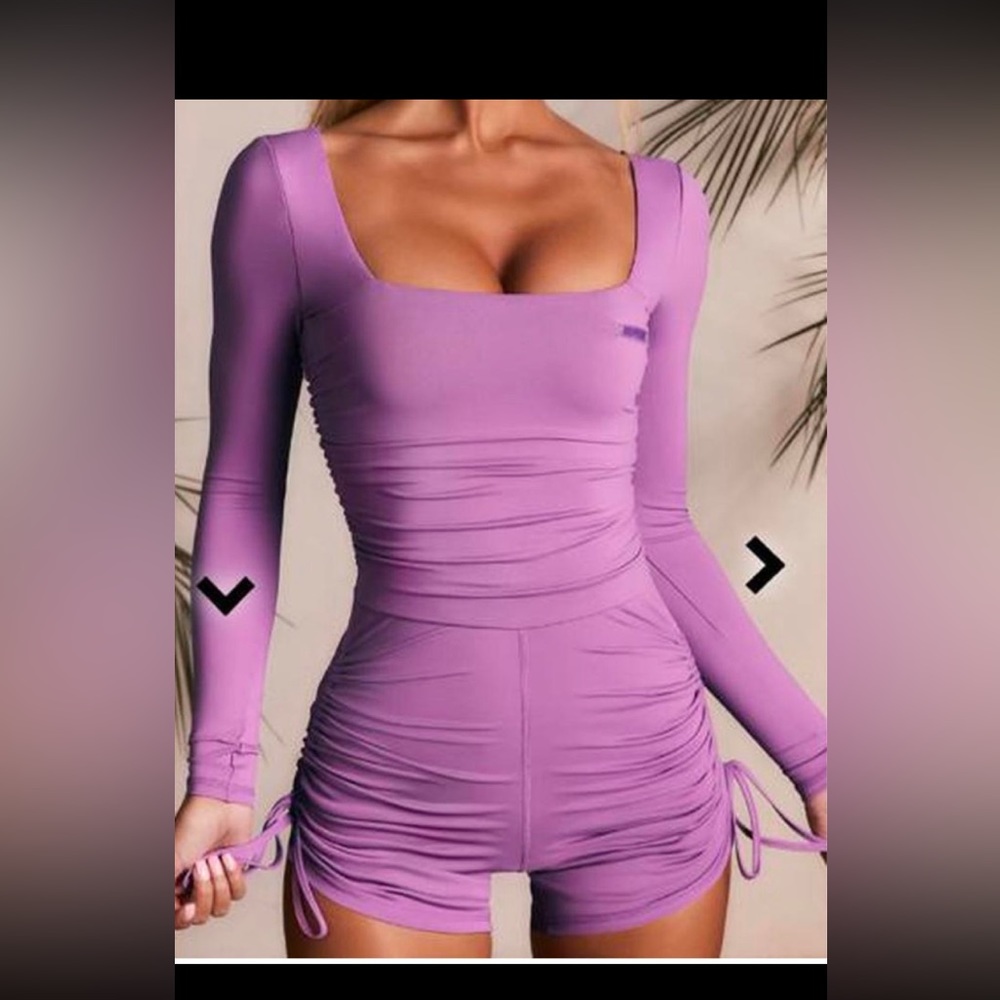 BO & TEE PURPLE UNITARD